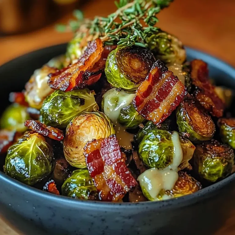 Honey-Glazed Roasted Brussels Sprouts with Bacon